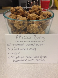 I love sharing healthy treats with my co-workers, and always make a point to share my recipes!